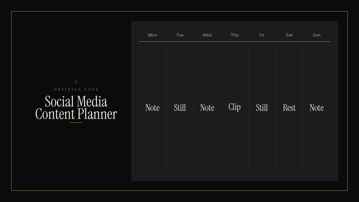 Social Media Content Planner cover